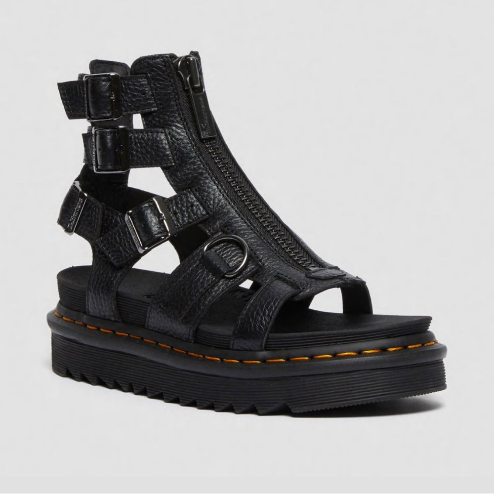 Lightly worn Dr Marten Olson Zip Sandals Size 8US